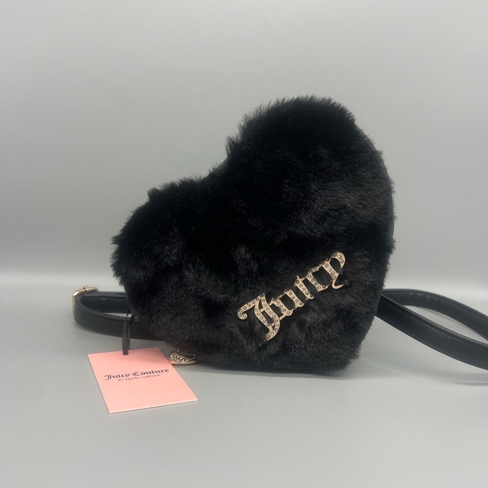 Juicy couture fluffy crossbody purse